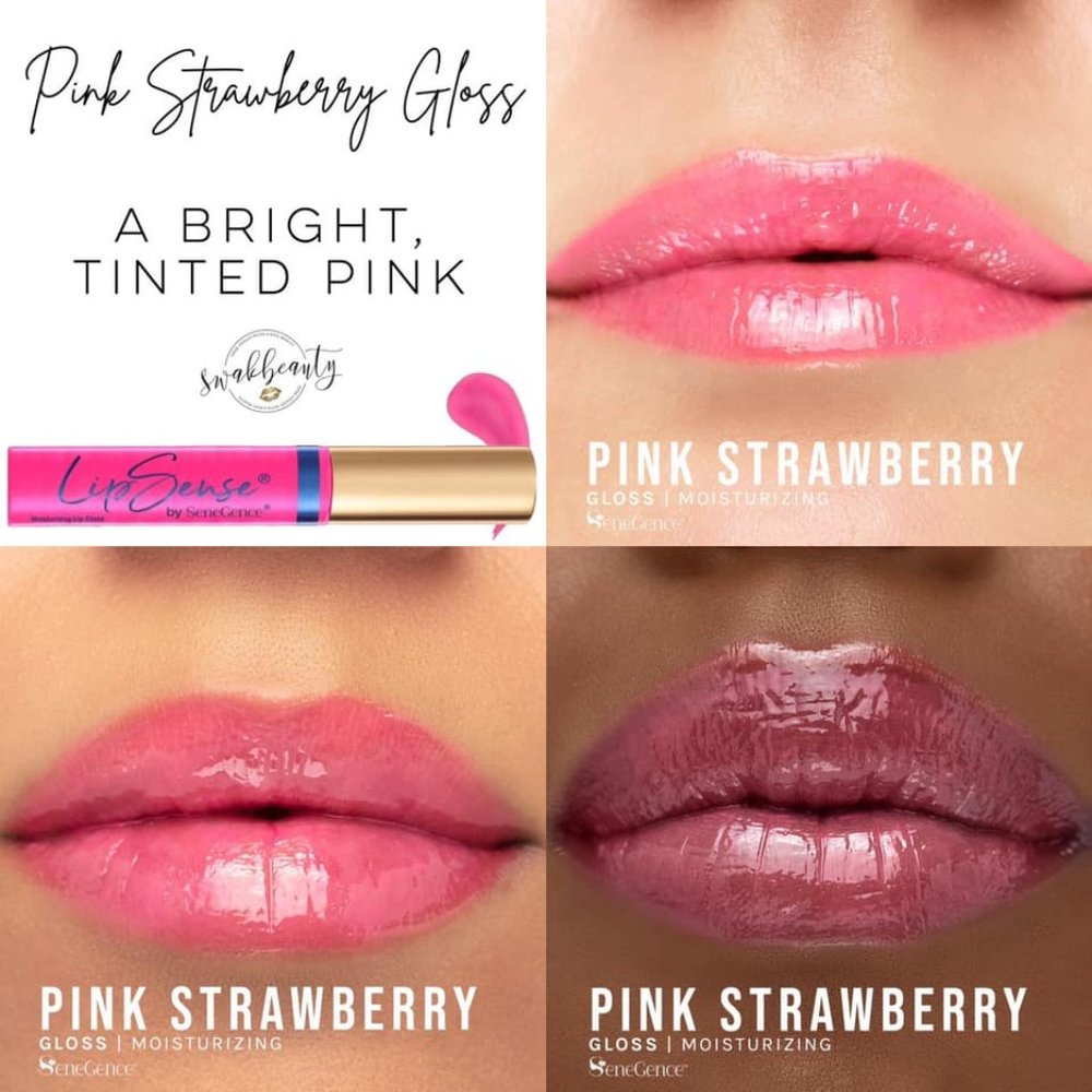 NEW, Unopened, LipSense Pink Strawberry Gloss